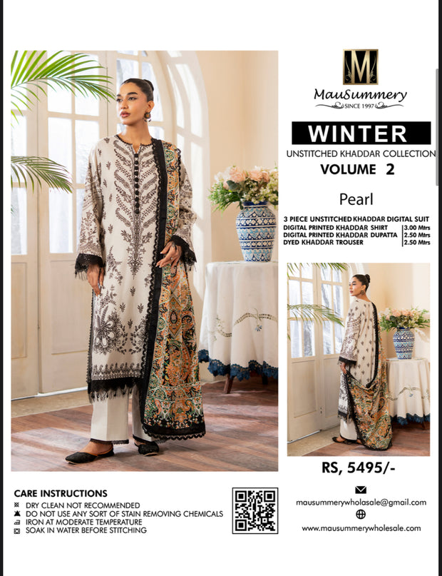 Pearl MAUSSUMERY KHADAR 3 PC